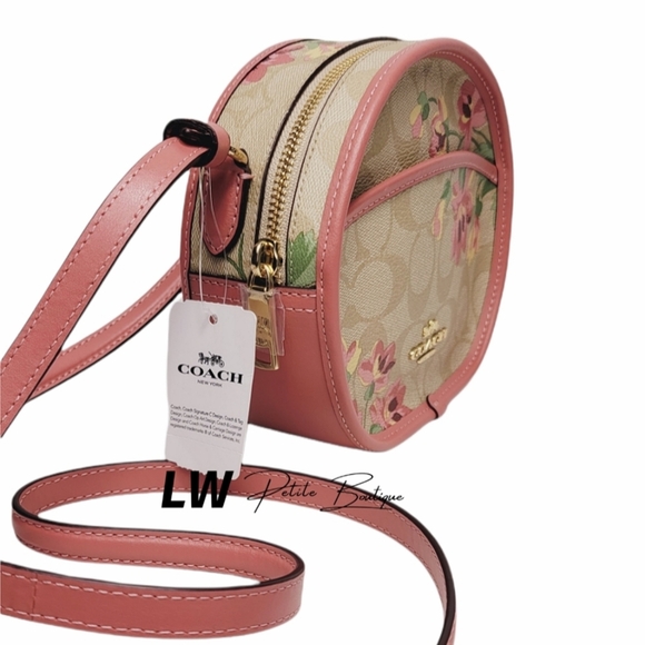 Coach Signature Lily Print Canteen Crossbody Rare Limited Edition - Picture 4 of 8